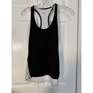 Athleta Chi Racerback Yoga Tank Black Size Small